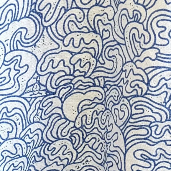 NWOT Original Penquin Linen Button Down Shirt Beach Waves & Surfing Penquin  XXL - Picture 8 of 13